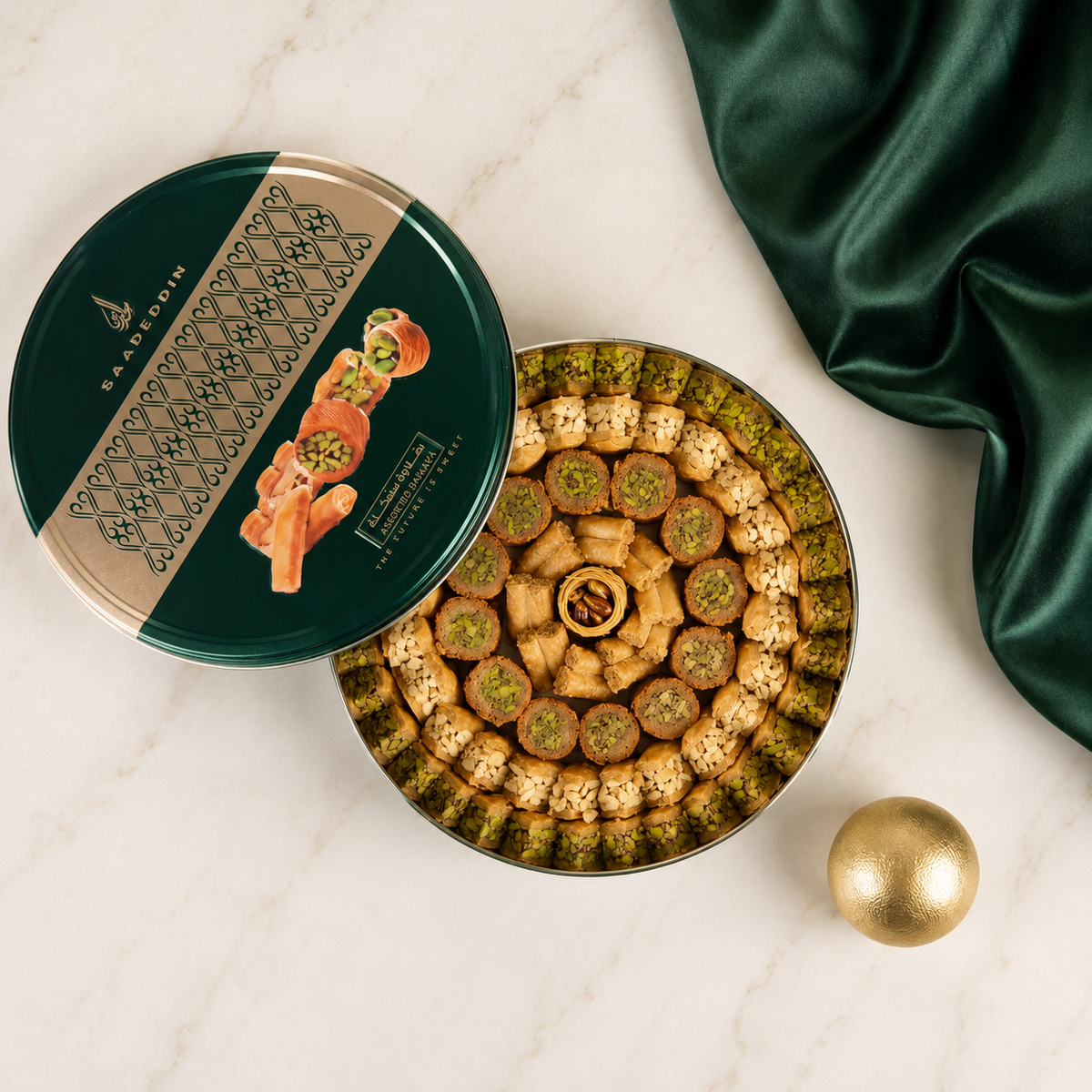 Special Round Mix Baklawa Box