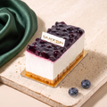 Blueberry cheesecake piece