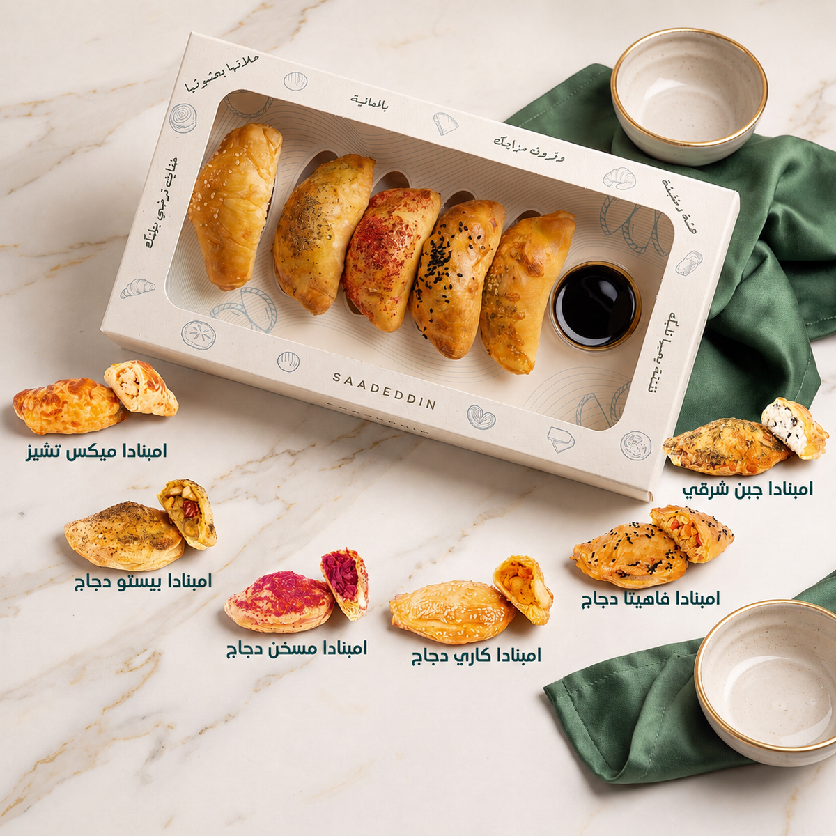 Empanadas Box 5 pcs