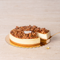 Large pecan caramel cheesecake