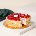 Large strawberry cake