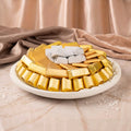 Flower Raised Round Plate
