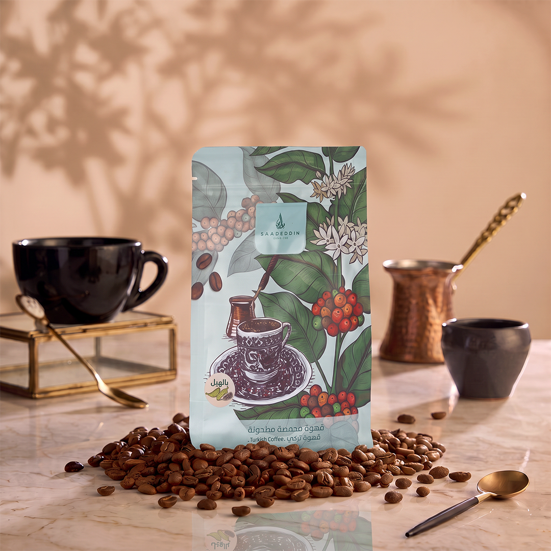 Turkish coffee bag with cardamom