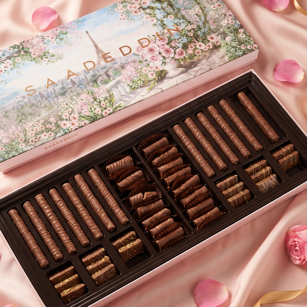 Crepe and Croquant Chocolate Box