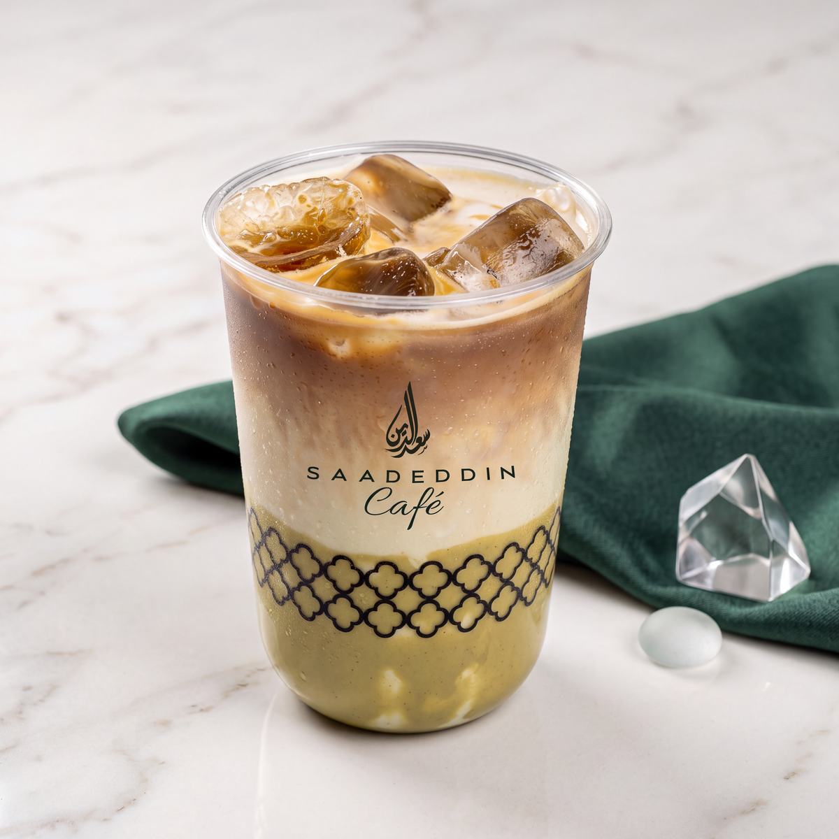 Ice Latte Pistachio (12oz)