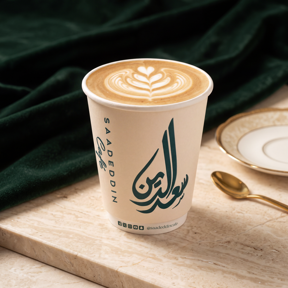 (١٢ اونص) لاتيه قهوة