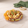 Special round mini sandwich plate